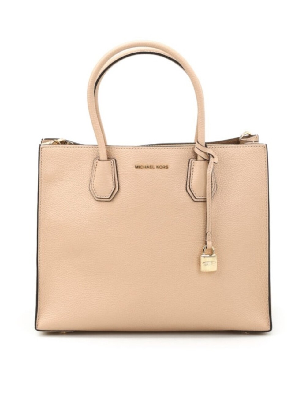 Michael Kors Pebbled Leather Satchel in Nude Blush NWOT